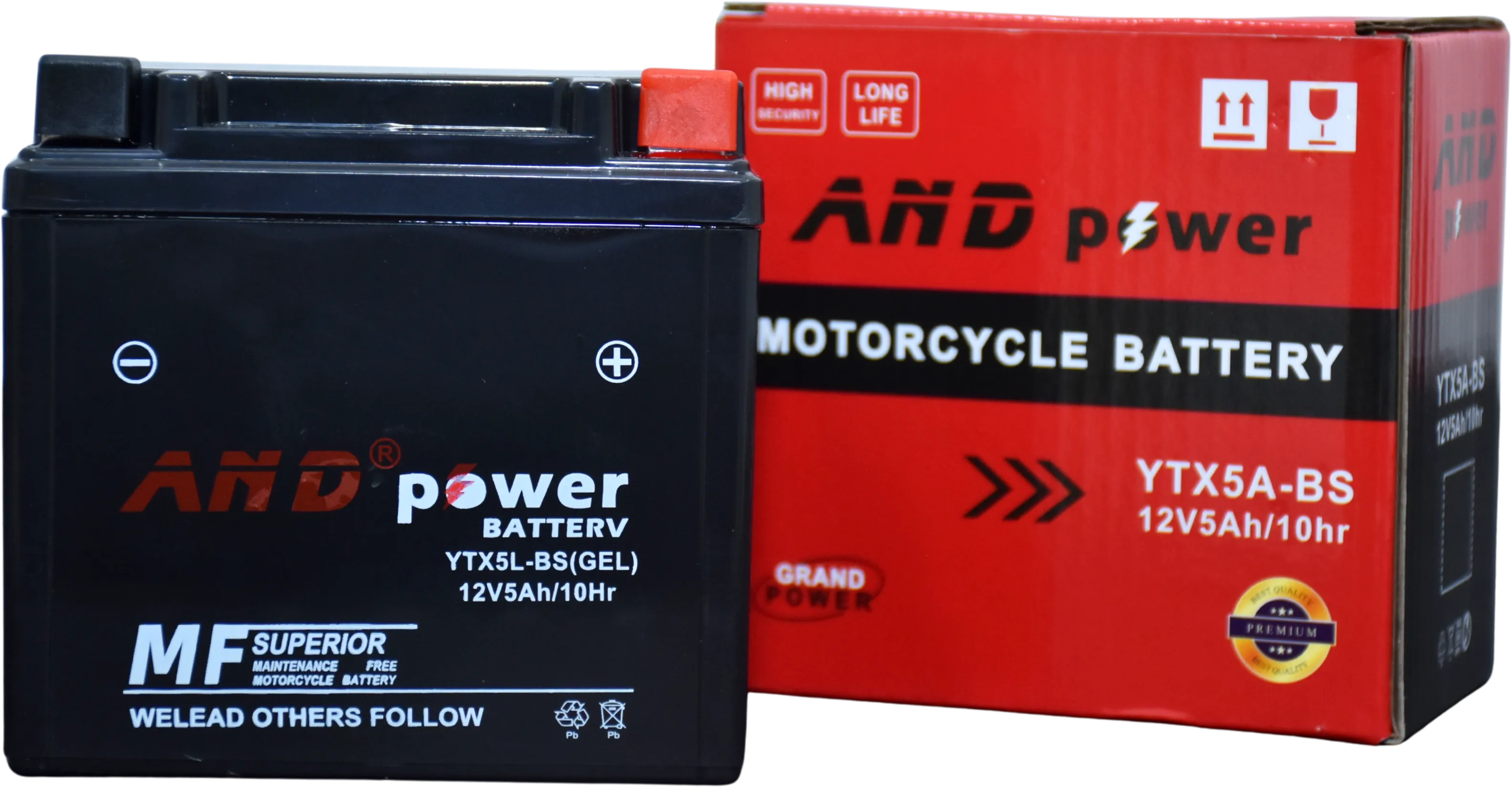 BATERIA BWS 100/XR 150 - YTX5 - AND POWER